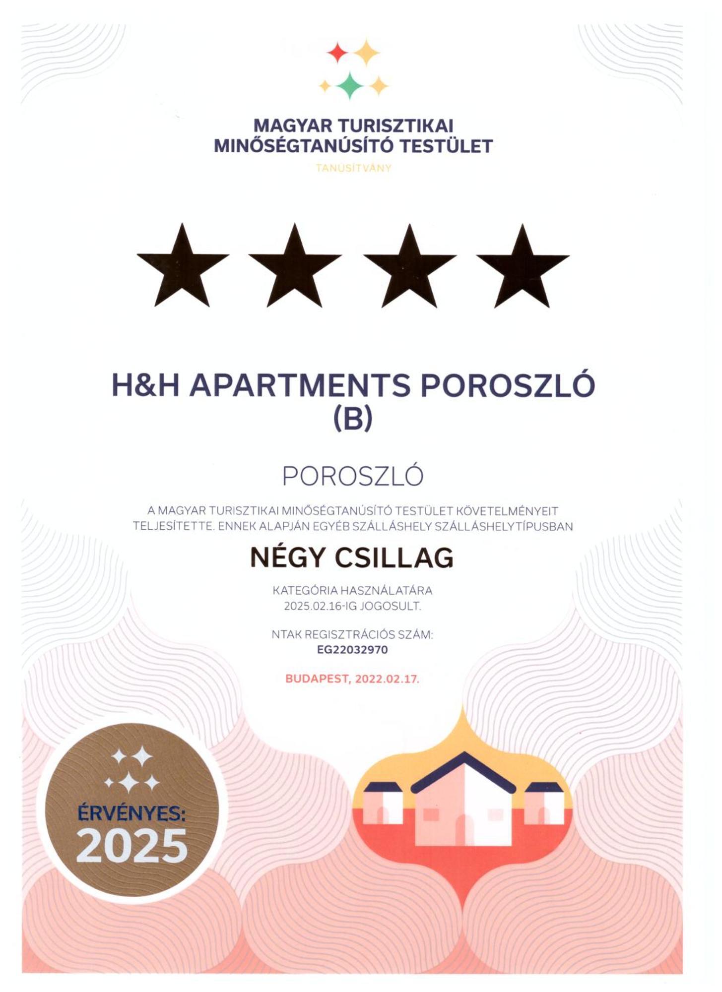H&H Apartments Poroszló エクステリア 写真